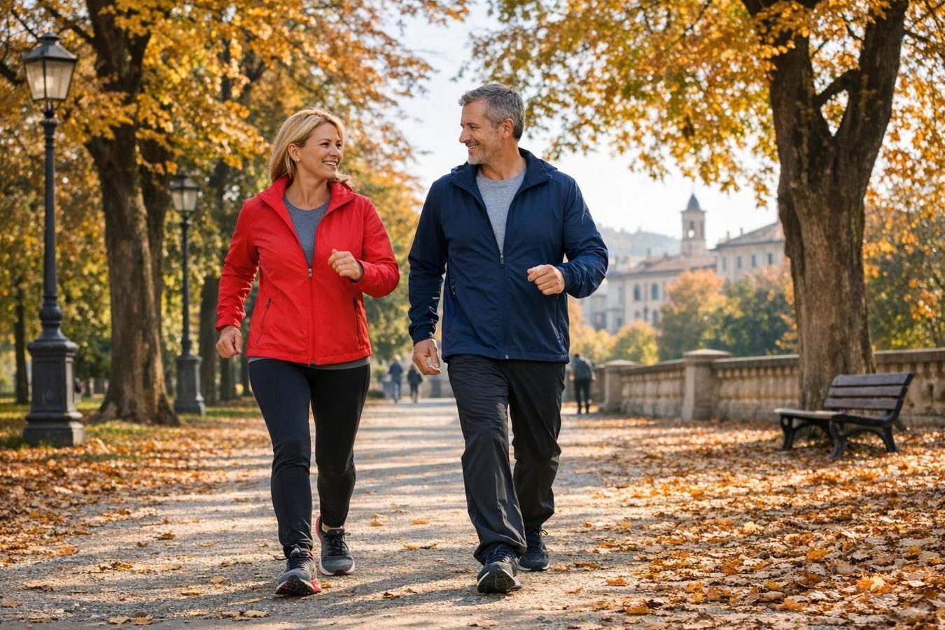 Camminata a passo sostenuto in autunno: perch&eacute; fa bene e come iniziare senza stress