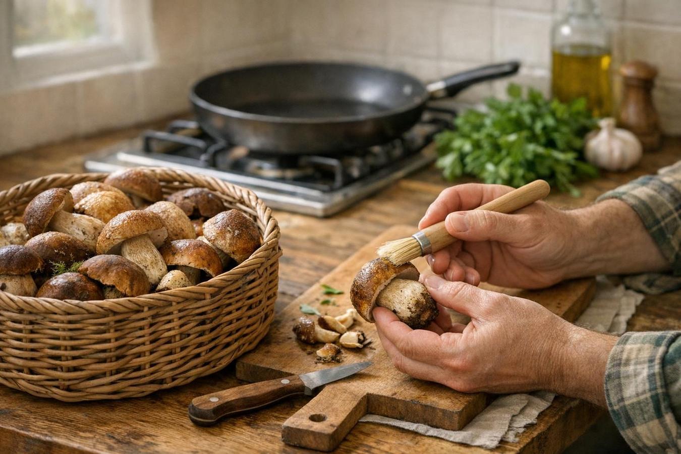 Funghi spontanei a settembre: dal cestino alla padella senza scorciatoie