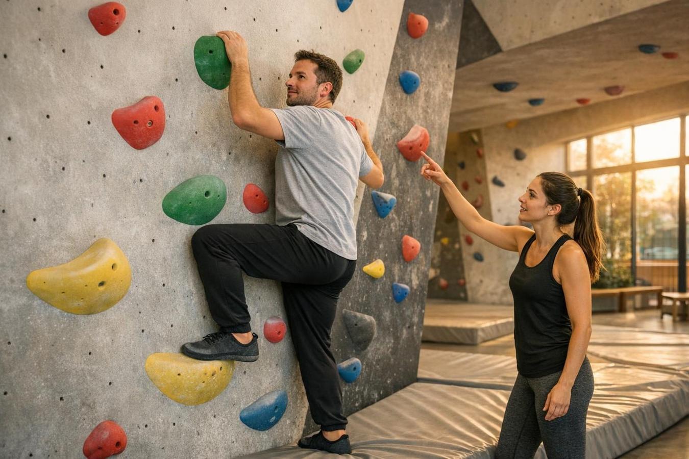 Prima lezione di arrampicata indoor: come iniziare senza esaurire la presa