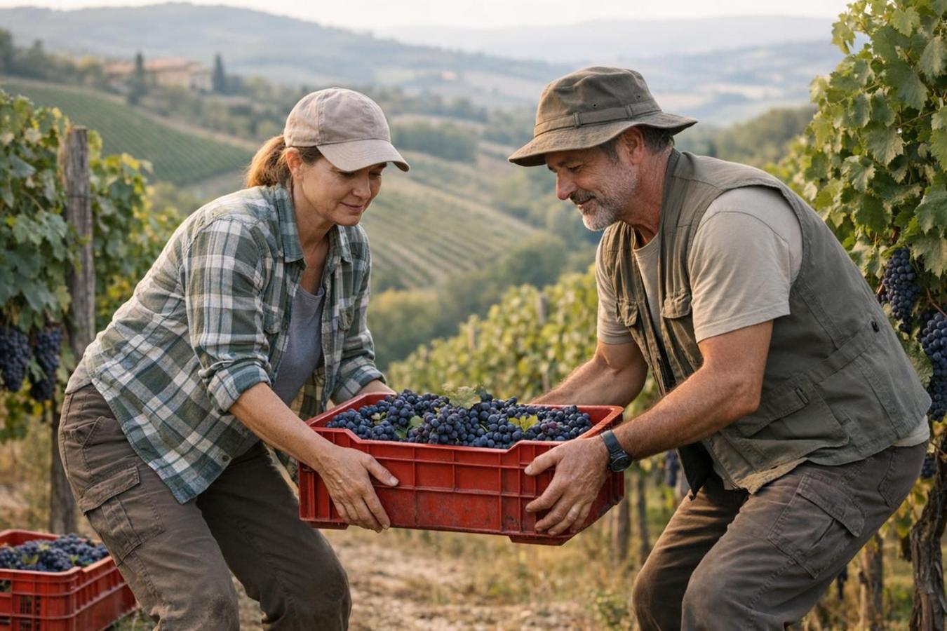 Vendemmia amatoriale: preparare il corpo a piegamenti, prese e cassette