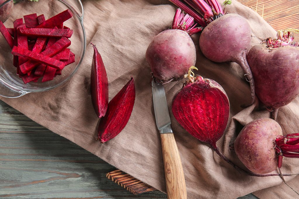La rapa rossa più nota come barbabietola