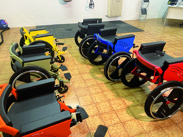 O wheel® consente ai disabili di poter effettuare una serie di esercizi che fino a oggi erano loro preclusi