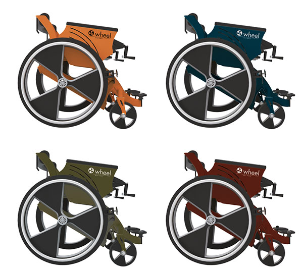 O wheel carrozzina per disabili in palestra