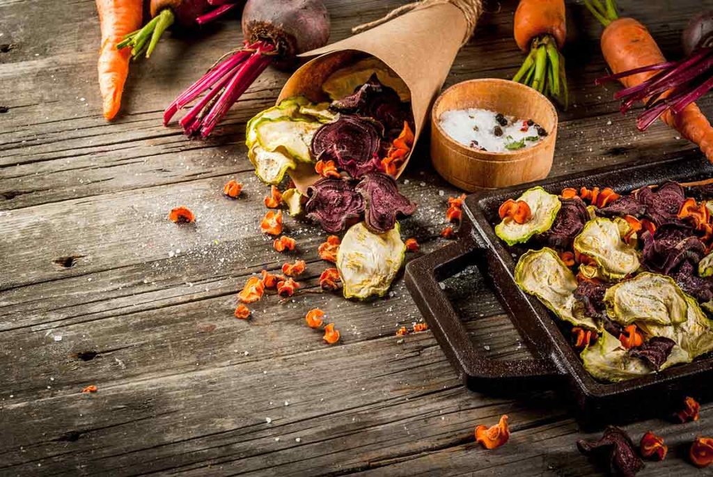 come fare le chips di verdure