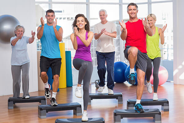 Programmazione della sala corsi in palestra