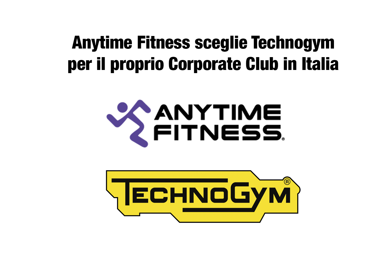 Anytime Fitness sceglie Technogym per il proprio Corporate Club in Italia