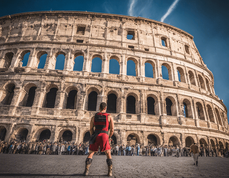 Il luogo della sfida tra Musk e Zuckerberg Colosseo di Roma - Italia
