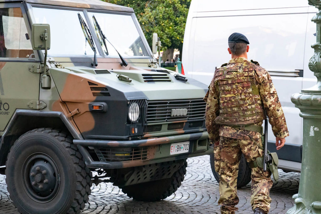 Gli esercizi tipici dell'allenamento dei militari in Italia