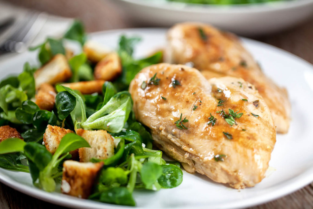 Pollo alla Griglia con Verdure