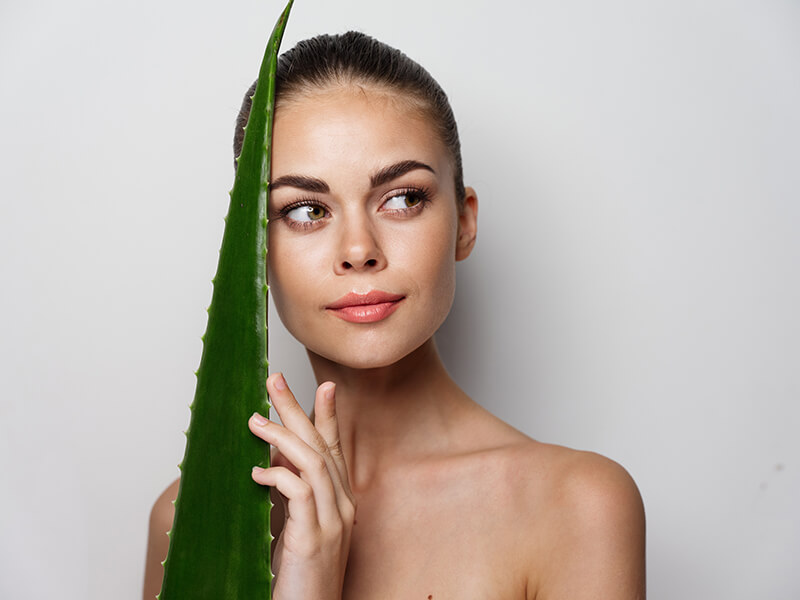 aloe vera è ampiamente utilizzata nella cosmesi