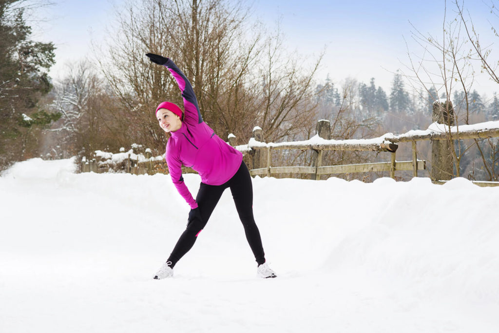 Esercizi per mantenersi attivi durante l'inverno