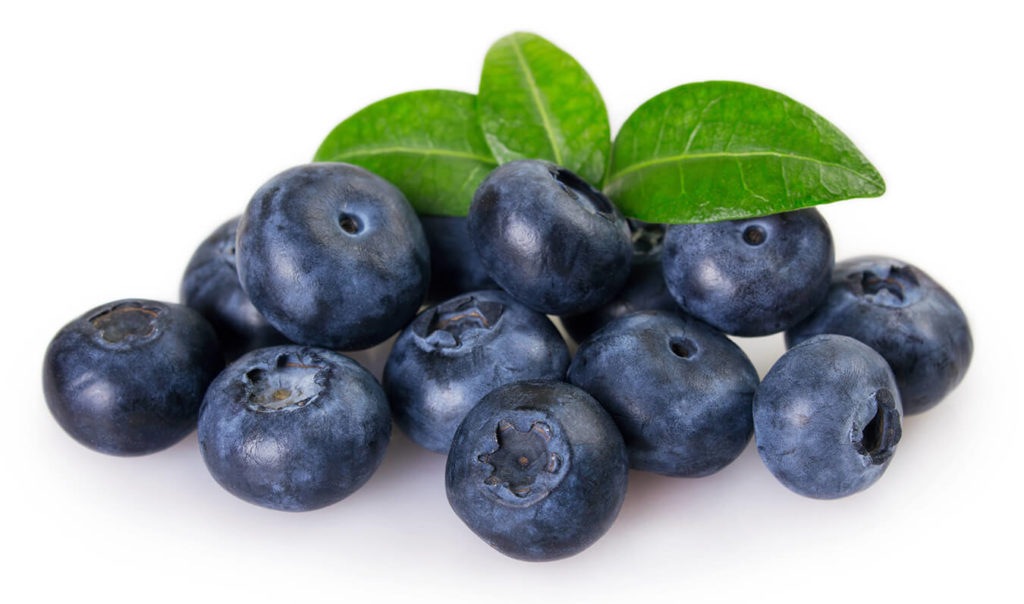 Quante calorie ha 125 grammi di mirtilli