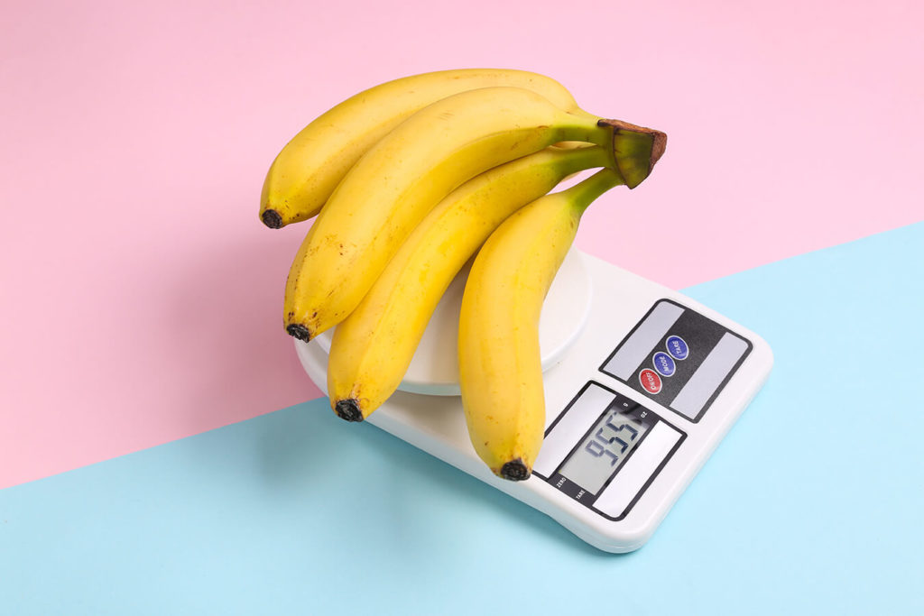 Quanti sono 100 grammi di banana