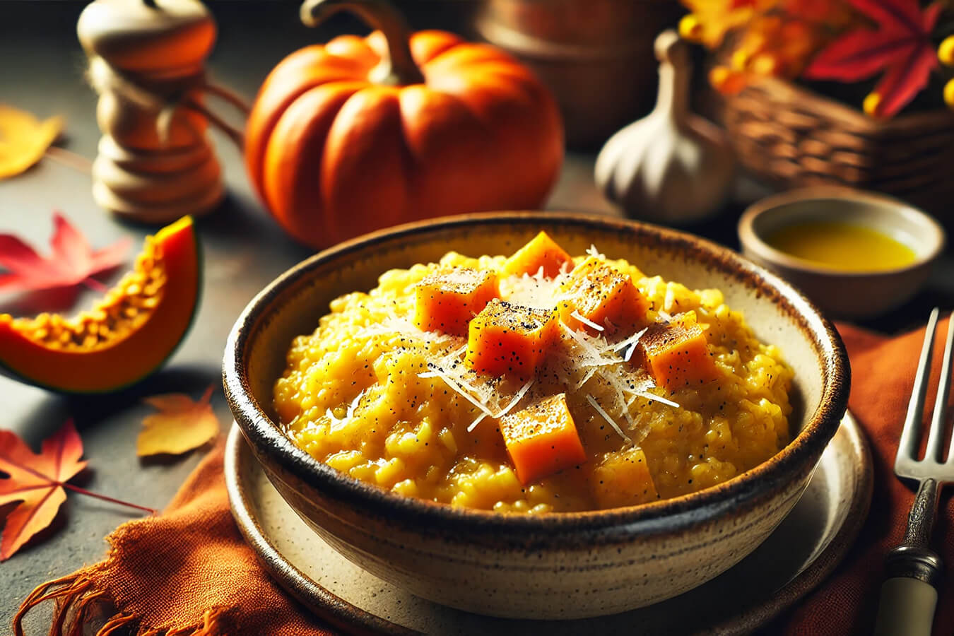 Come Preparare un Risotto alla Zucca per Due Persone