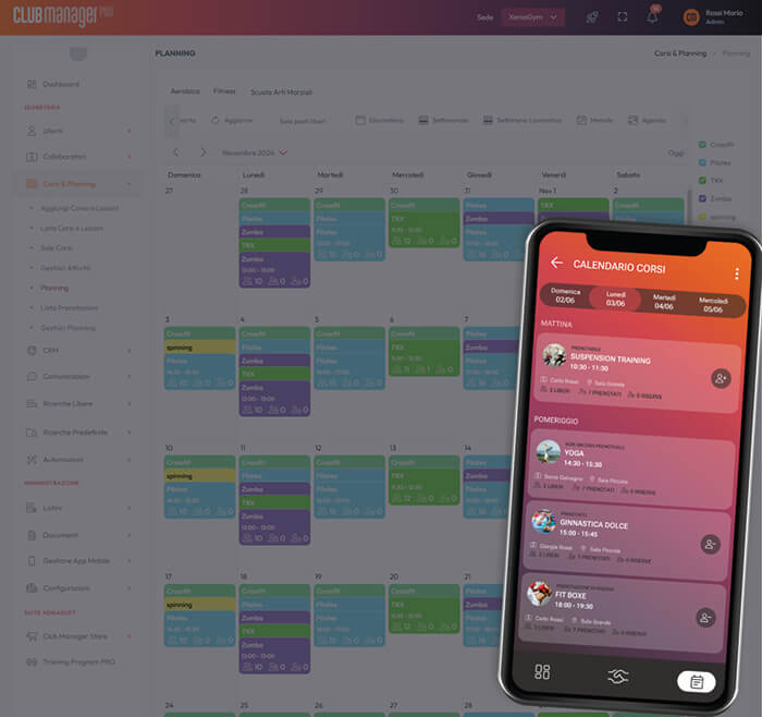 L’App di Club Manager PRO: la Soluzione Mobile per Utenti e Strutture