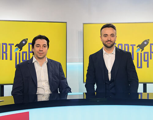 Da sinistra Gianluca Tordi, CEO e fondatore di TSQ Group
e Alessandro Tarricone, fondatore e CEO di We Want More Srl