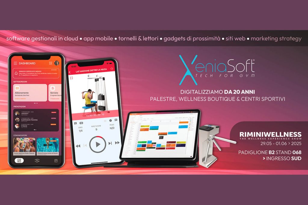 Scopri le novità di XeniaSoft a RiminiWellness 2025