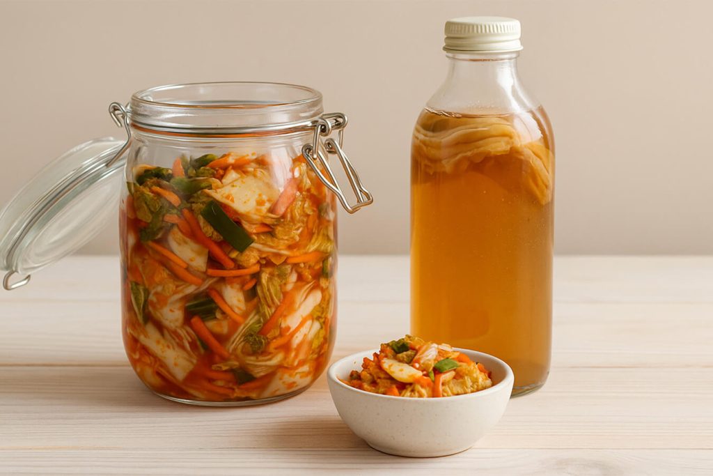 Gluten-free fermentati: kombucha e kimchi fatti in casa