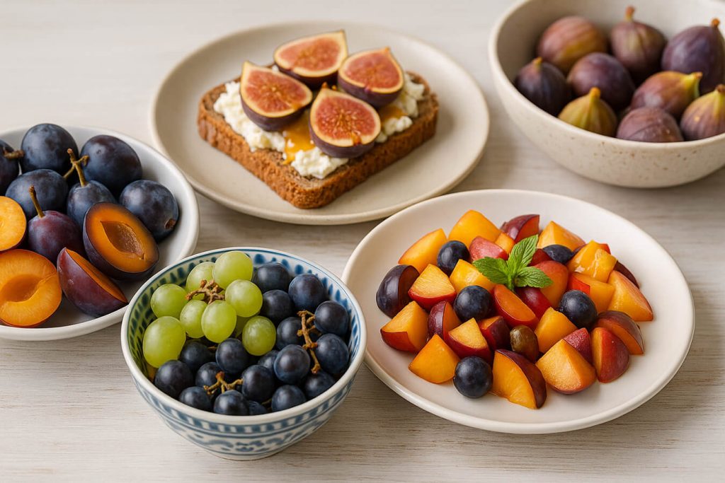 Ricette con frutta di fine estate per fare il pieno di vitamine