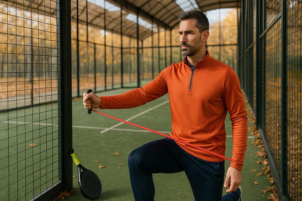 Padel in autunno: prevenzione del gomito del tennista
