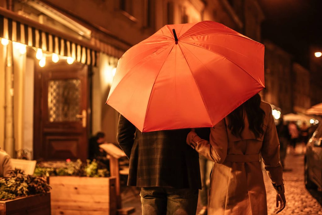 Passeggiata serale nel quartiere