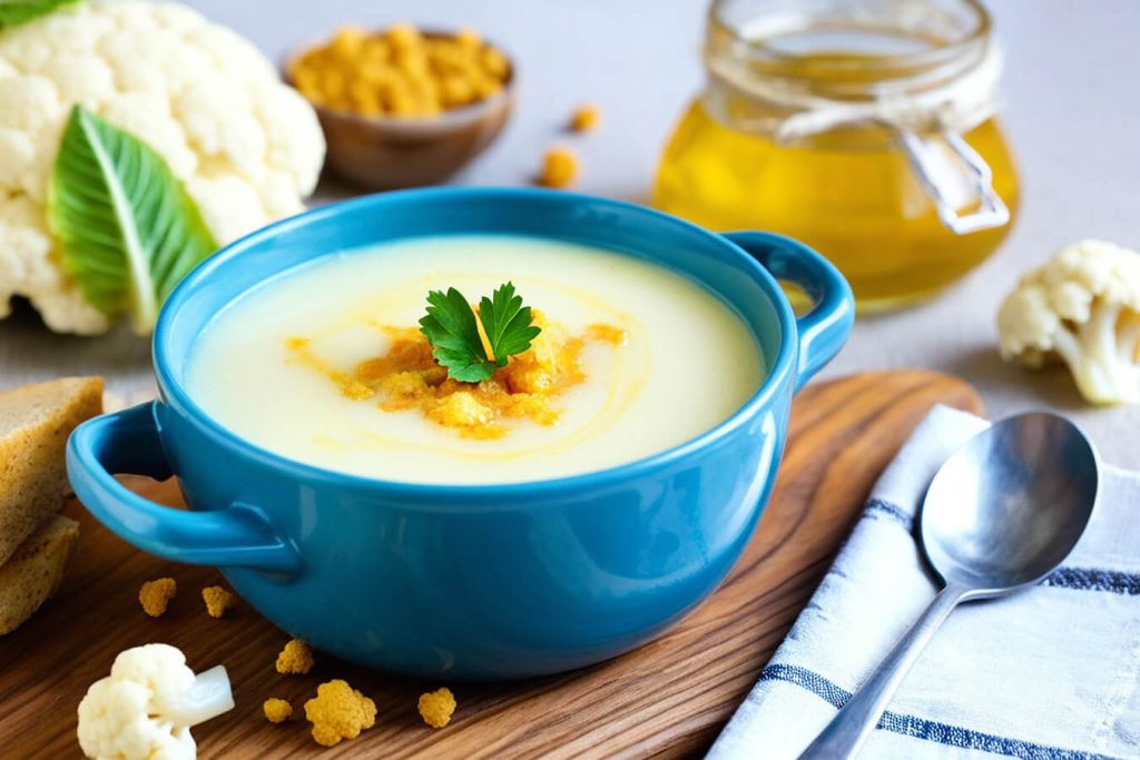 Vellutata di cavolfiore light