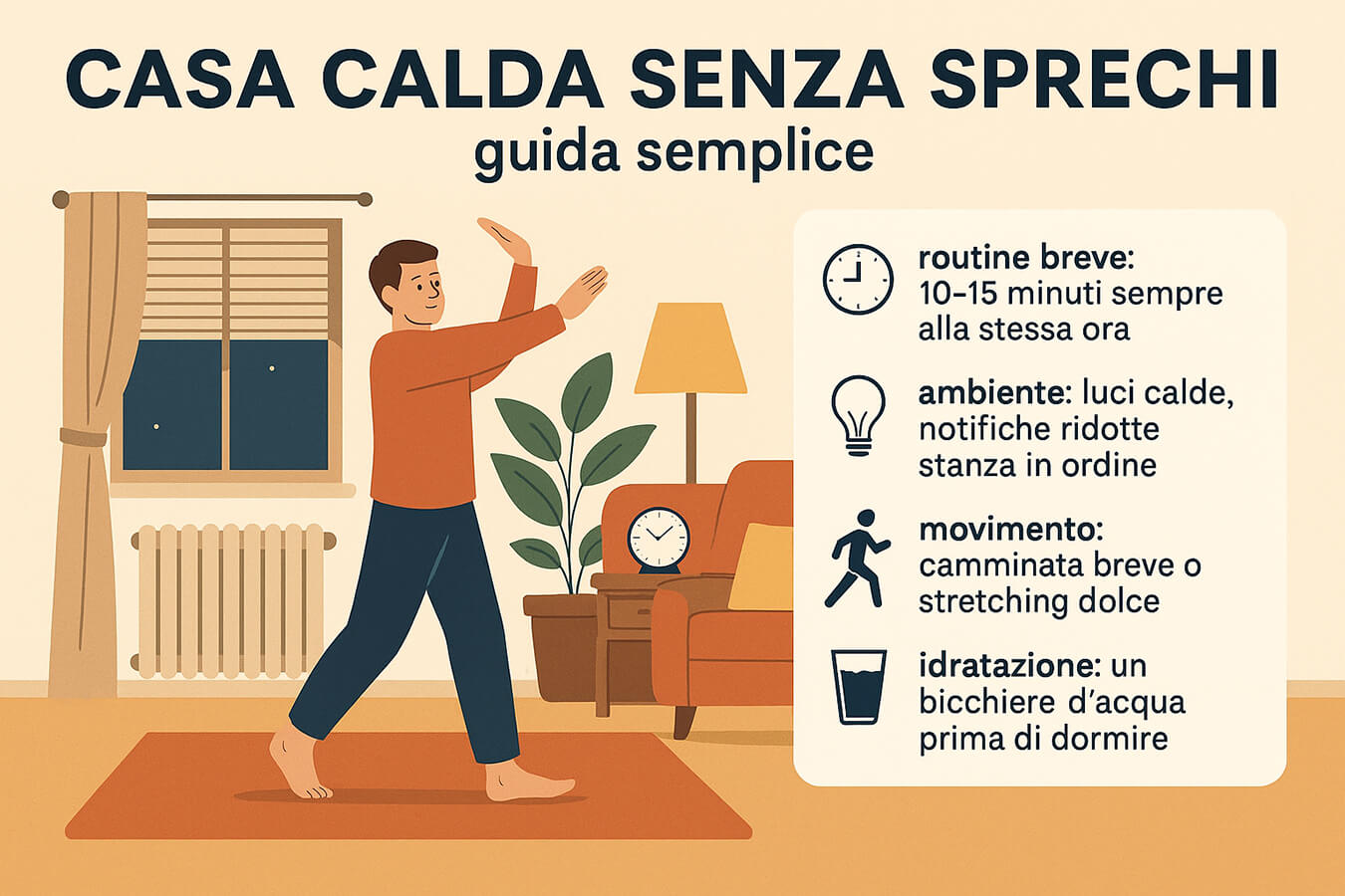Come avere una Casa calda senza sprechi: guida semplice