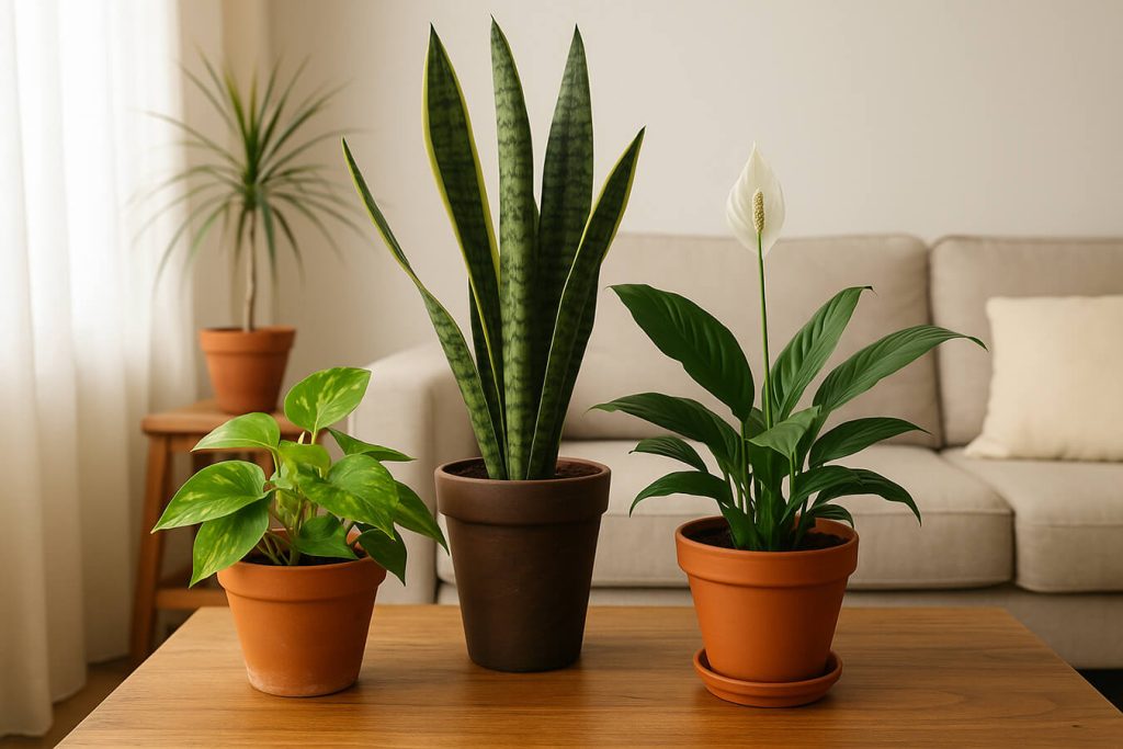 Piante in casa per un'aria più piacevole
