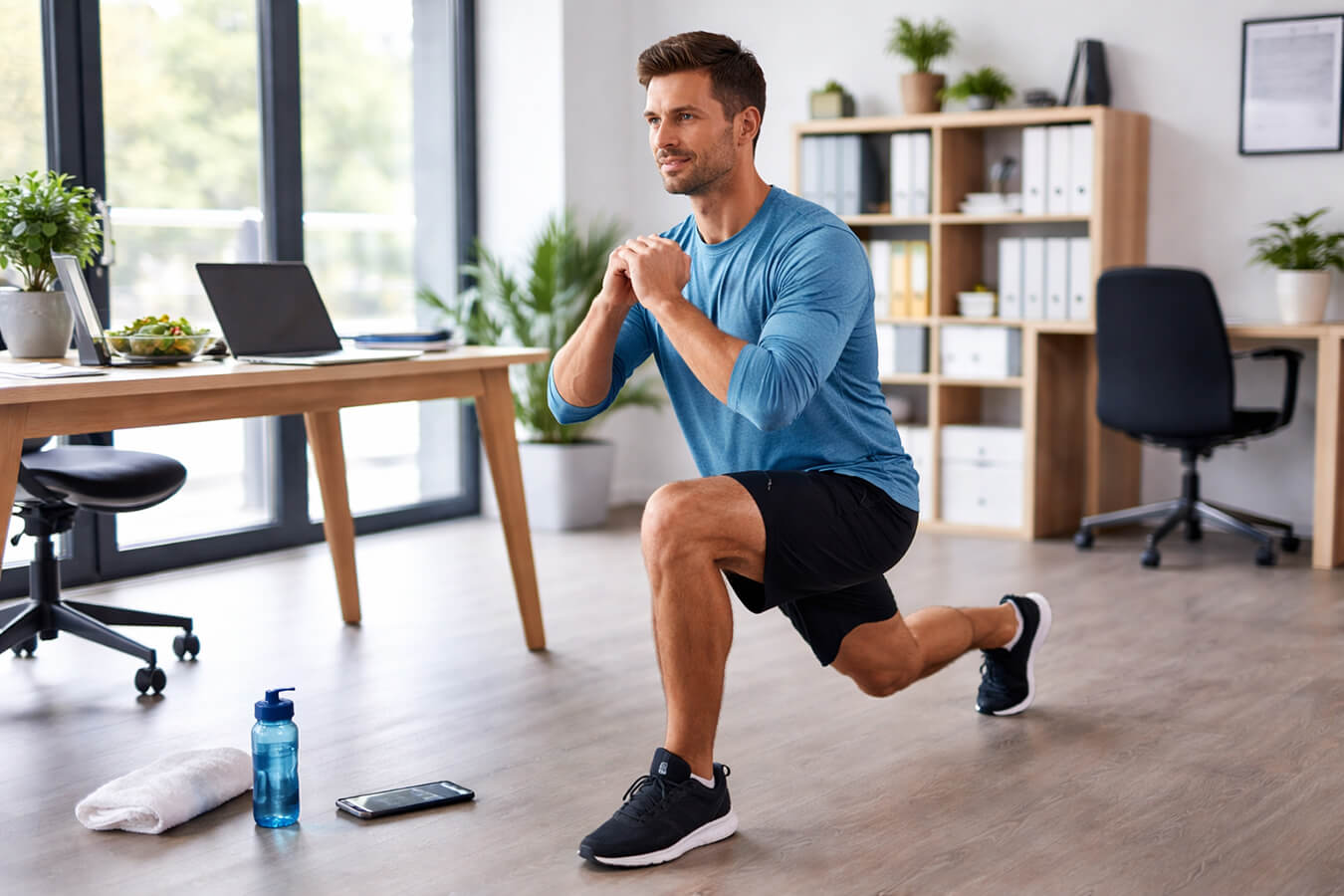 Allenamento in pausa pranzo 15 minuti