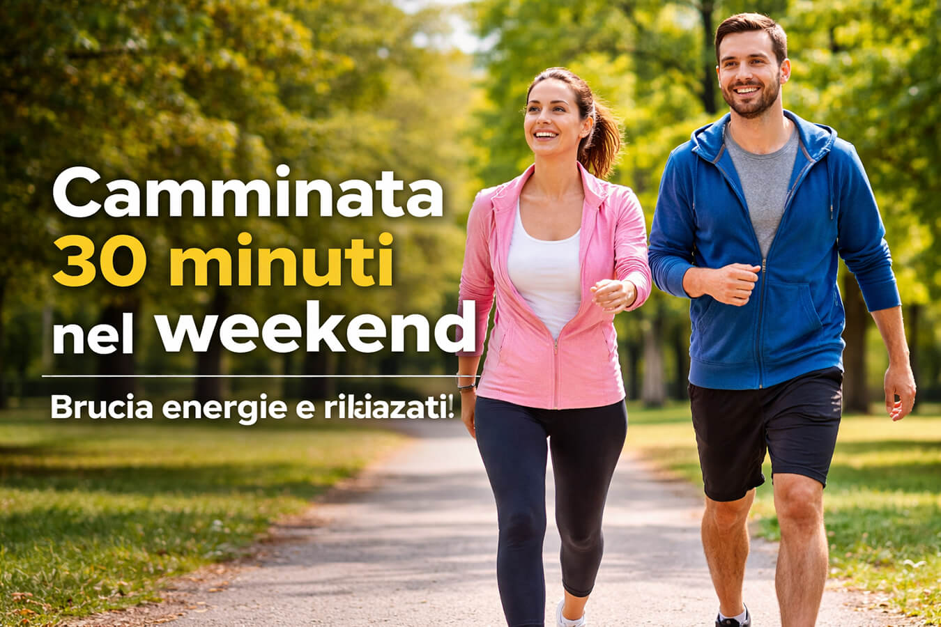Camminata di 30 minuti nel weekend: la guida