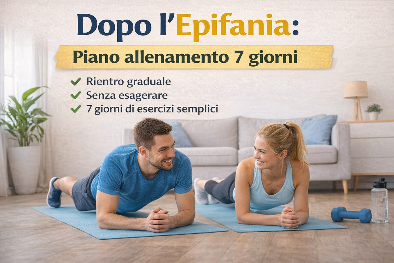 Dopo l’Epifania: piano allenamento 7 giorni