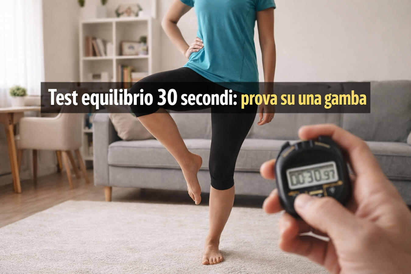 Test equilibrio: 30 secondi per capire la tua stabilità