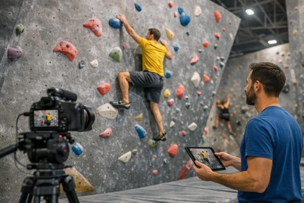 Arrampicata e intelligenza artificiale: il video diventa uno strumento per i tecnici