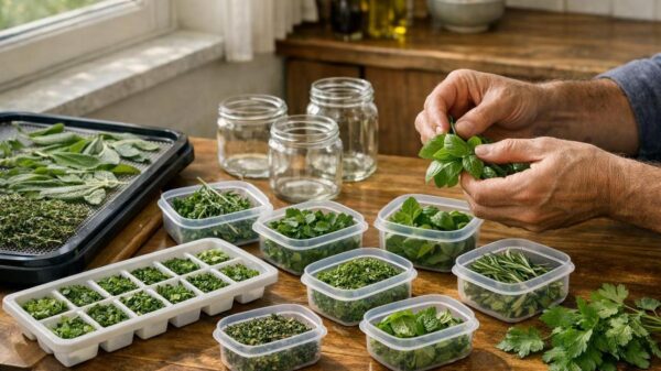 Erbe aromatiche di fine estate: conservarle senza improvvisare sottoli