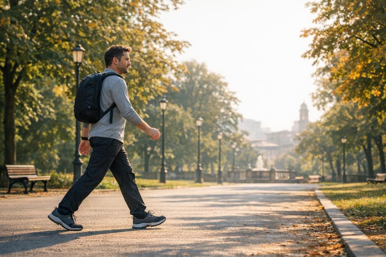 Camminare con uno zaino leggero: guida pratica al rucking urbano