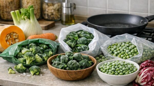 Verdure surgelate nel cambio di stagione: una scorta pratica senza rinunciare alla varietà