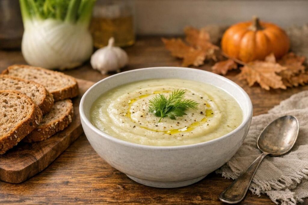Crema di finocchi d’autunno: ricetta semplice, benefici e consigli per gustarla in sicurezza