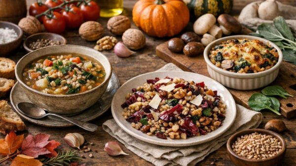Farro d’autunno: benefici, tre ricette e come usarlo al meglio nei pasti di ottobre