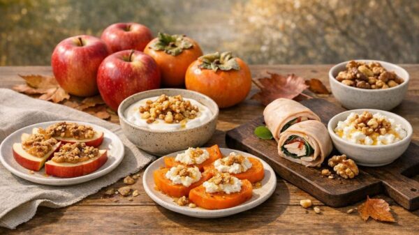Mele e cachi d’autunno: quattro spuntini facili e proteici da preparare in pochi minuti