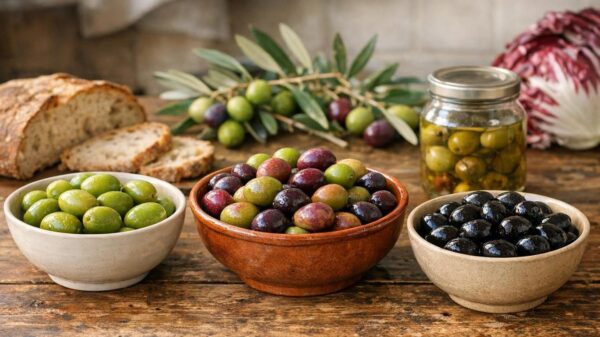 Olive da tavola d’autunno: perché non si mangiano appena raccolte e come sceglierle