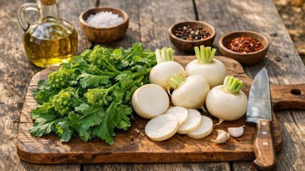 Cime di rapa e rape: come cucinarle in autunno senza sprecare le parti migliori