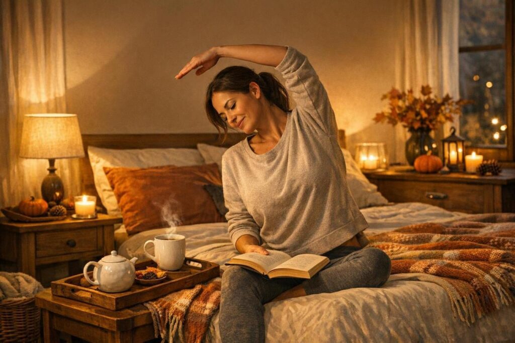 Routine serale in autunno: dormire meglio e svegliarsi con più energia