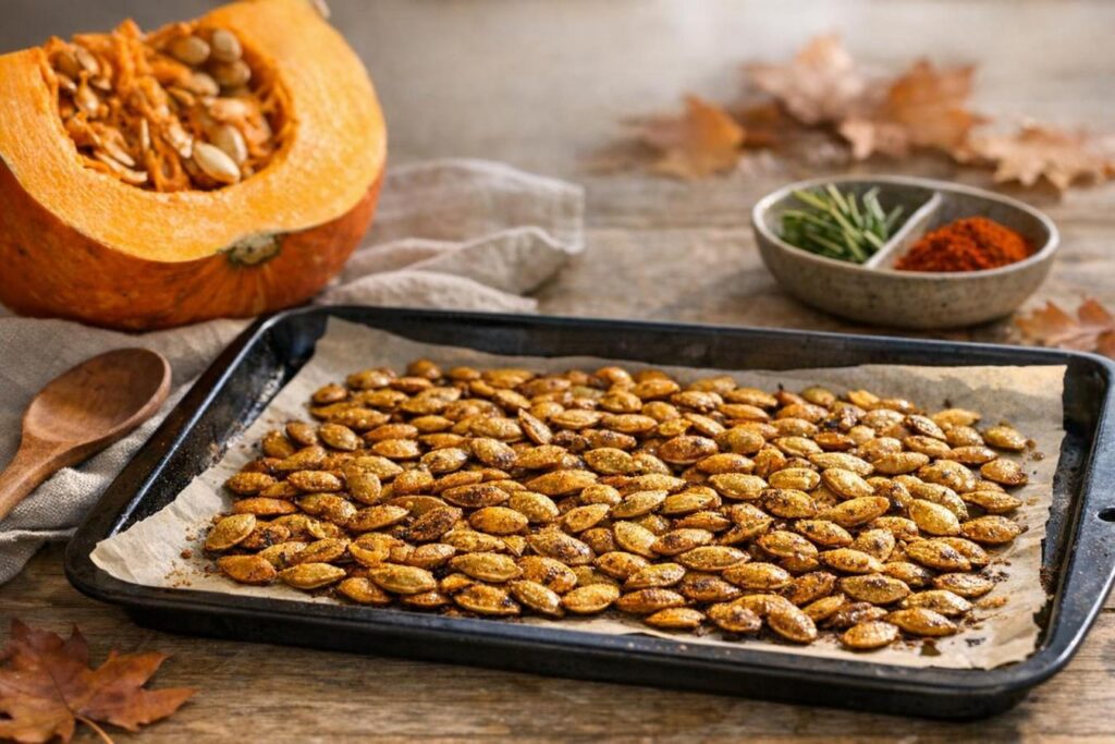 Semi di zucca freschi: come pulirli e tostarli senza bruciarli