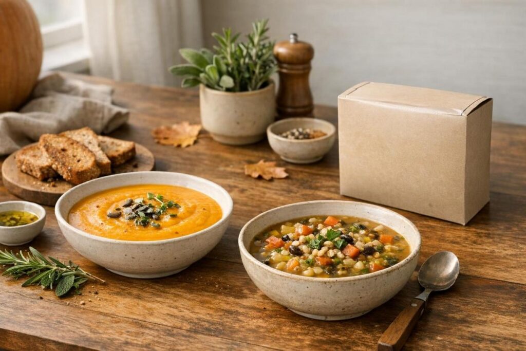 Vellutate e zuppe pronte: come scegliere una cena d’autunno ben costruita